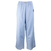 women's blue and white striped u-state pajama pants